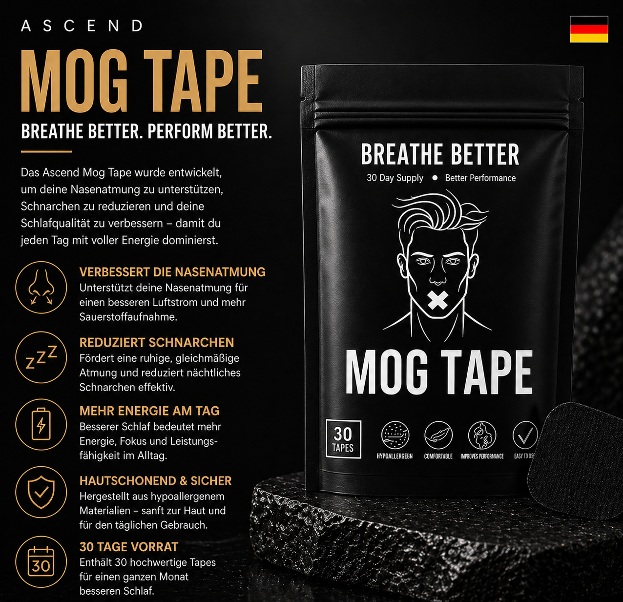 ASCEND SLEEP TAPE™