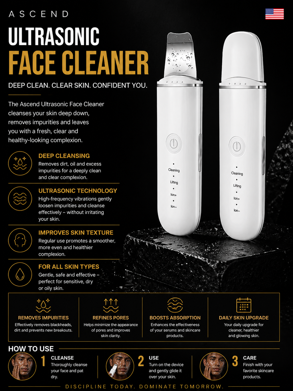 Ascend Supersonic Face cleaner™